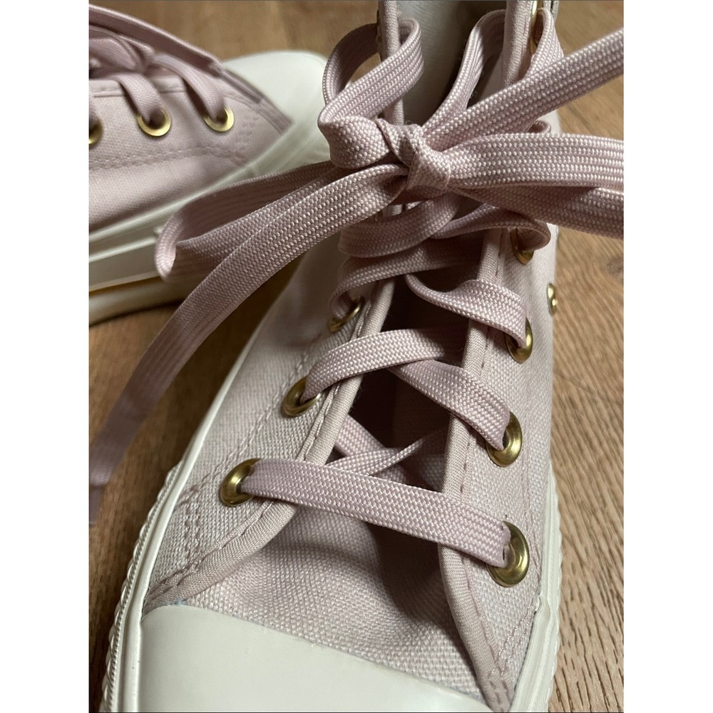 Converse Chuck Taylor All Star Lift High Top Pink Gold Platform Sneakers A10431C - Picture 3 of 13